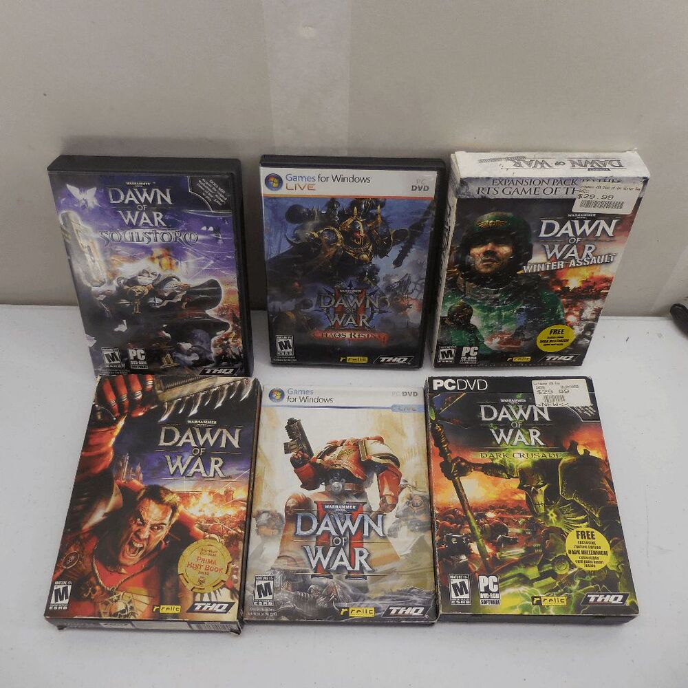 WarHammer 40K Dawn of War 1 2 Soulstorm Dark Crusade Winter Assault Chaos Rising